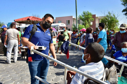 DIF Reynosa atendió a las familias de las Colonias Pirámides y Misión Santa Fe