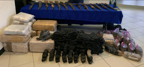 Asegura Policía Estatal casi 80 armas durante operativos permanentes desplegados en diversas regiones del Estado