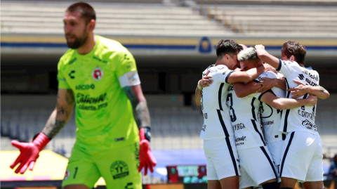 Pumas golea a Xolos y mantiene el invicto