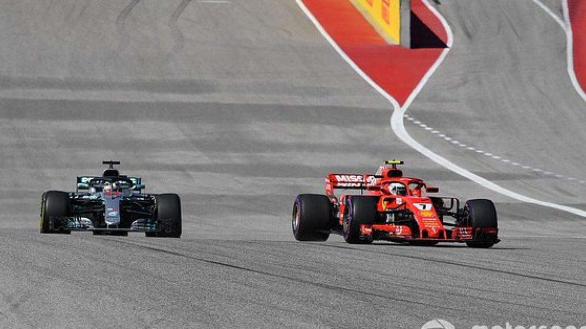Kimi Raikkonen se lleva el GP de EU, Checo Pérez termina en décima posición