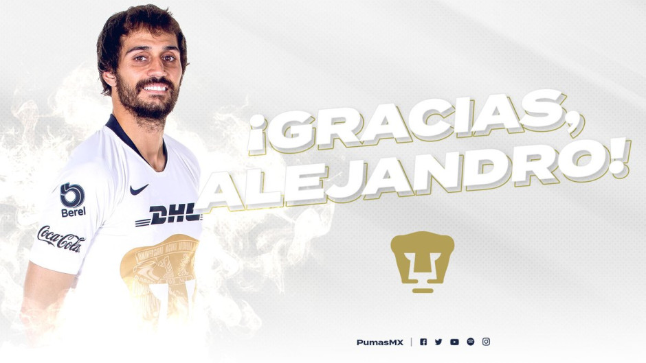 Alejandro Arribas deja de ser jugador de Pumas