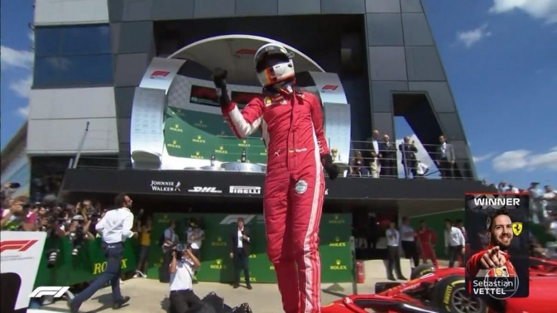 Vettel se lleva el GP de Gran Bretaña