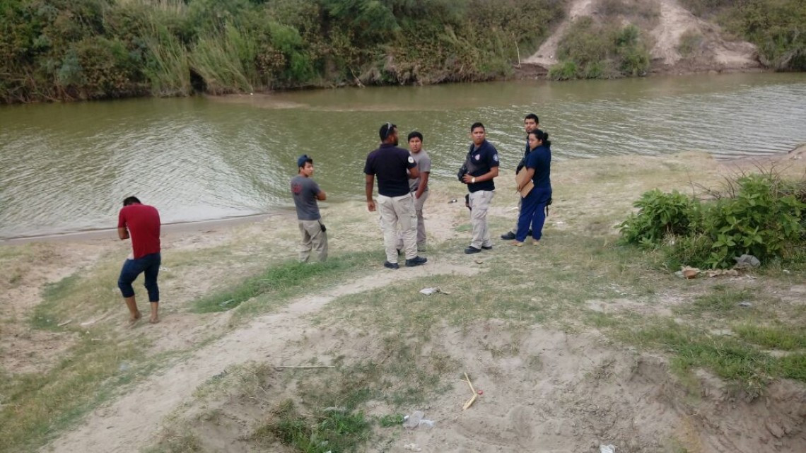 Captura migración a dos borrachos por cruzar el Río Bravo