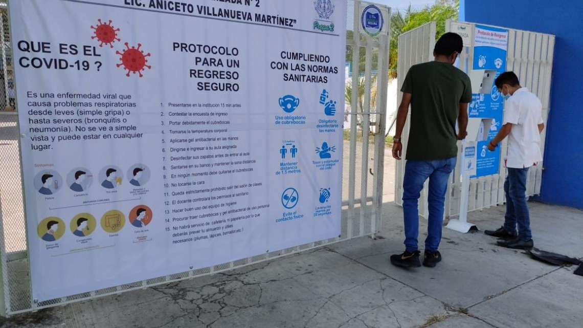 Preparatoria de Victoria regresa a clases presenciales pese a semáforo rojo 