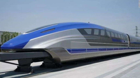 Presenta China tren bala flotante que alcanzaría los 600 km/h