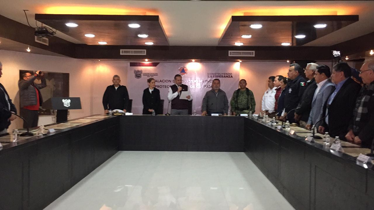 Atenderá Madero contingencias con Consejo Municipal de Protección Civil