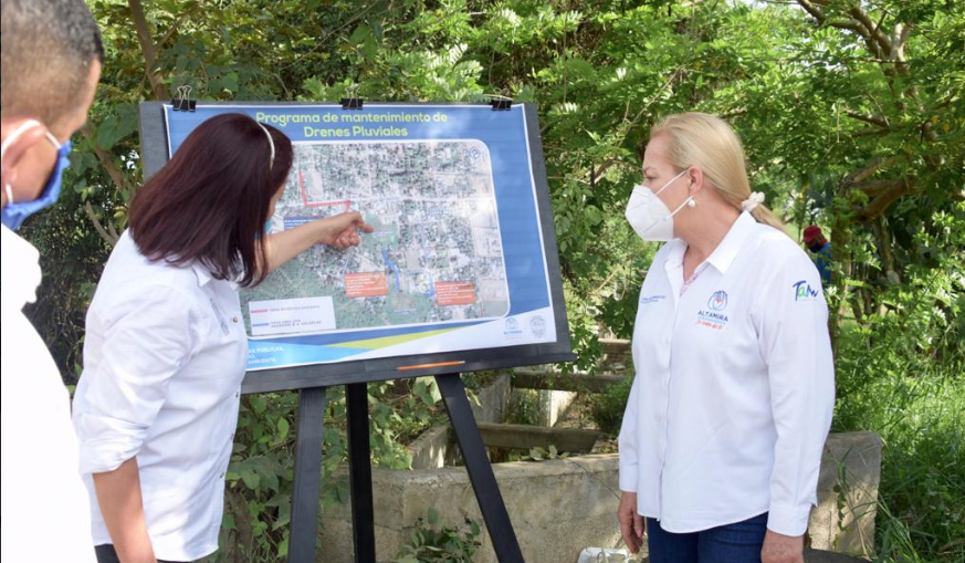 Millonaria inversión del Gobierno de Altamira para construcción y revestimiento de drenes pluviales