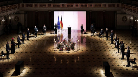 Alemania realiza homenaje a muertos por coronavirus