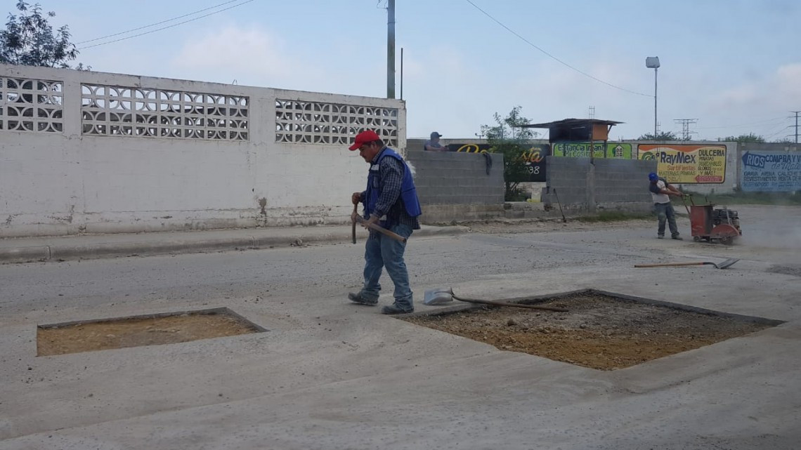 Rehabilita Municipio calles y avenidas con mil 607 toneladas de asfalto