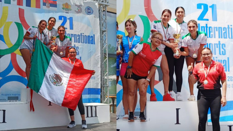 Selección de Voleibol de Playa pone en alto a México como Campeonas Internacionales