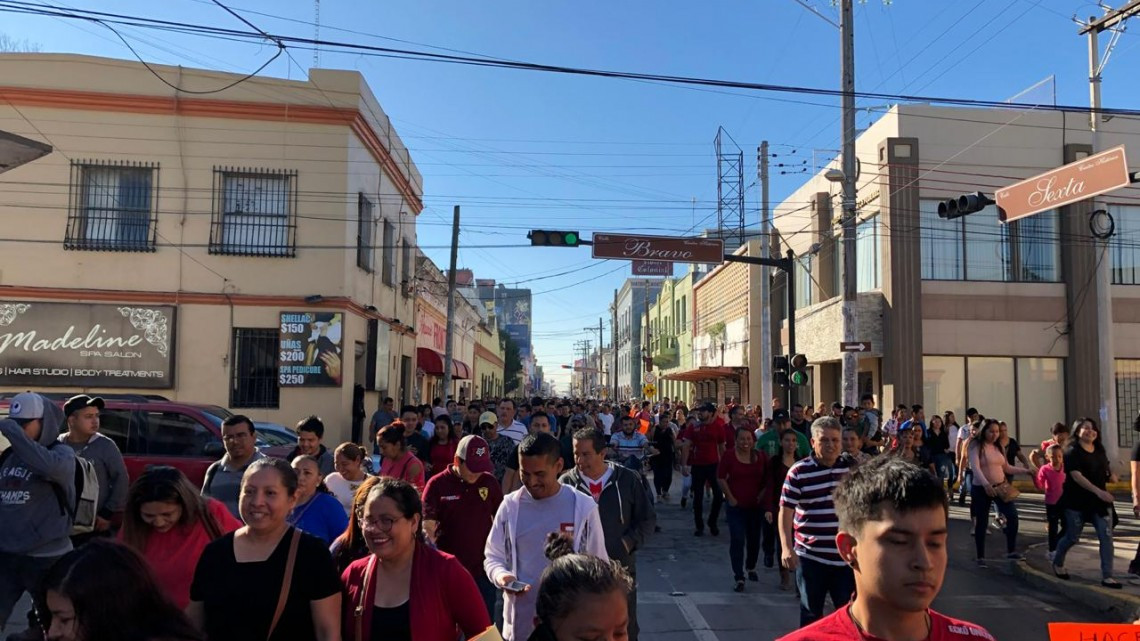 Obreros de Matamoros se van a huelga 