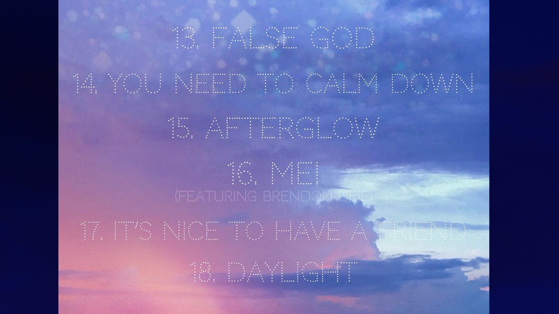 Taylor Swift revela tracklist de su nuevo disco 'Lover'