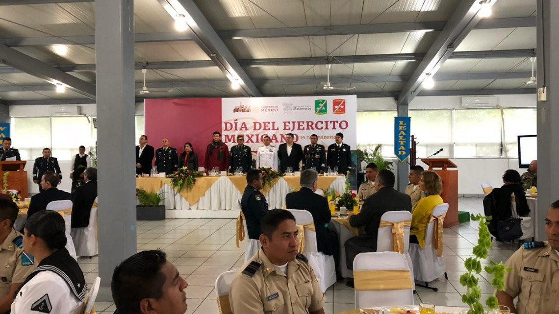 Conmemoran “Día del Ejército Mexicano” en Matamoros