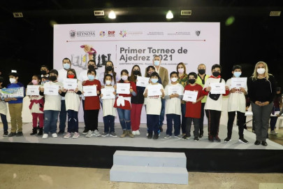 Realizan Ayuntamiento Y DIF Primer Torneo de Ajedrez
