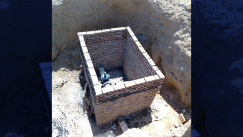 Construye COMAPA Caja de válvulas en la colonia Américo Villarreal