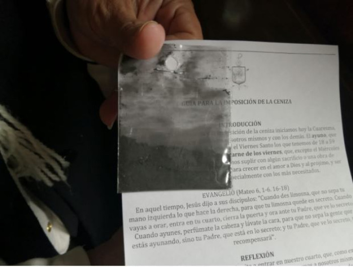 A pesar del frio y nueva modalidad, si hubo asistencia al miércoles de ceniza 