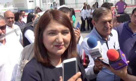 Obreros de Matamoros trabajan en paz: Estela Chavira