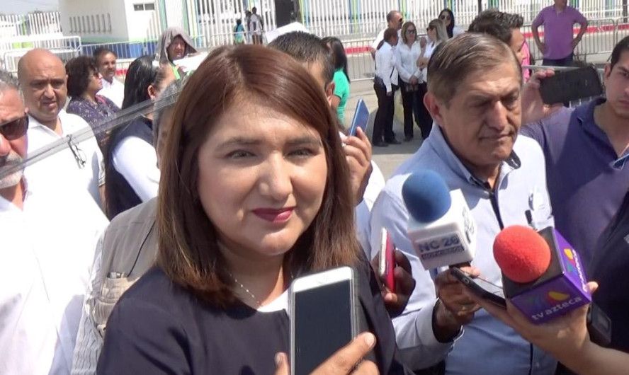 Obreros de Matamoros trabajan en paz: Estela Chavira