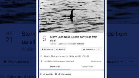 Primero fue el Área 51, ahora quieren buscar al monstruo del lago Ness