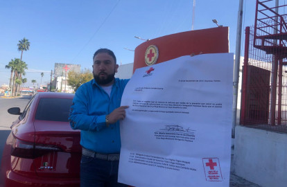 Paramédico pide su reinstalación en Cruz Roja Reynosa