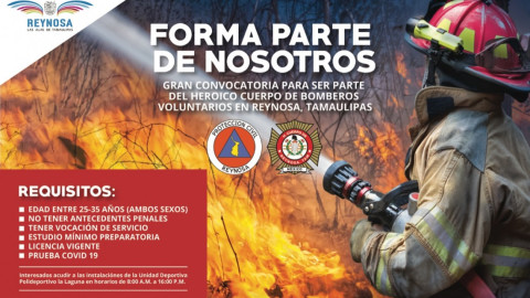 Sin límite de vacantes para bomberos voluntarios: PCYB
