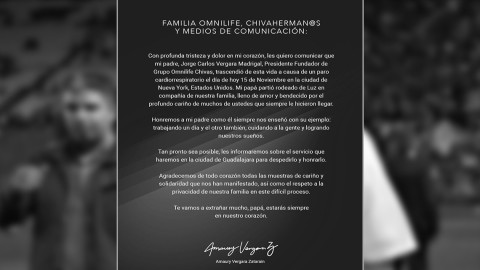 Fallece dueño de las Chivas, Jorge Vergara