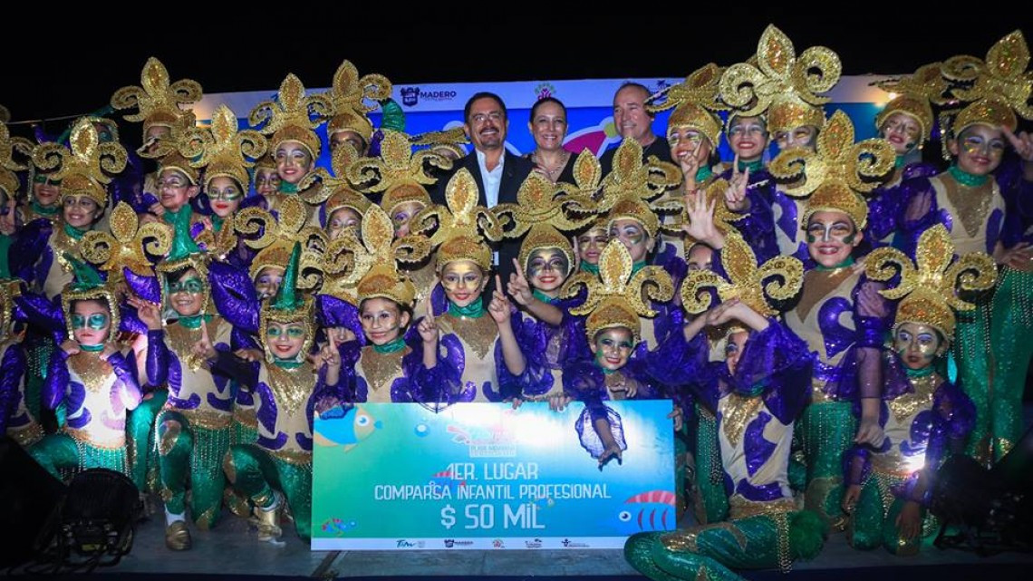 Se realiza premiación de los ganadores del Carnaval Playa Miramar 2018