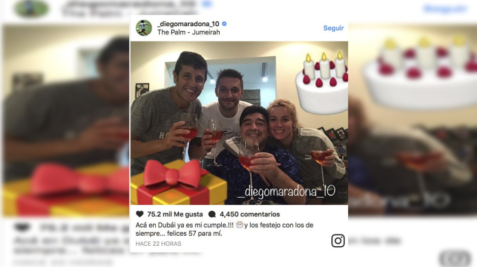 Hoy cumple 57 años Diego Maradona 