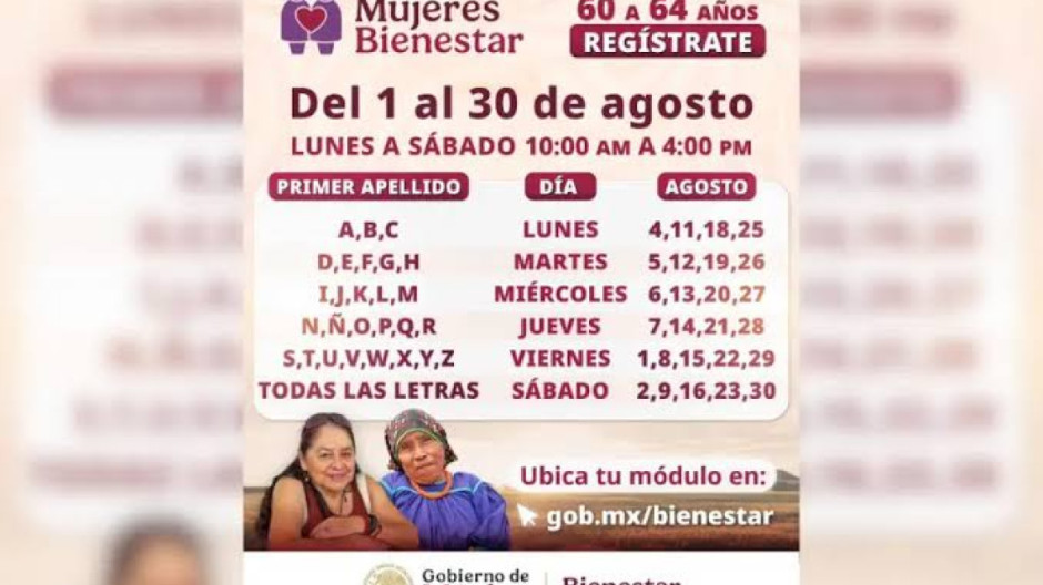  Inicia registro para la Pensión Mujeres Bienestar: ¿Cuáles son los horarios y ubicaciones en Tamaulipas?