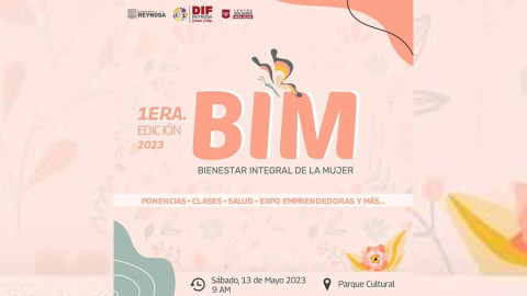 Ofrecerá DIF Reynosa pláticas y clases en evento Bienestar Integral de la Mujer