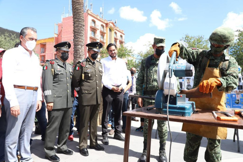Inauguró Alcalde campaña de Canje de Armas de Fuego, Reynosa 2022 