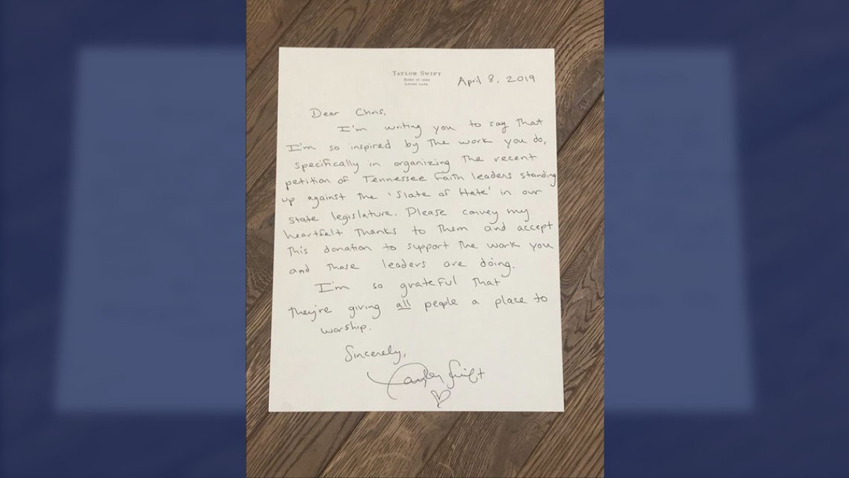 Taylor Swift donó más de 100 mil dólares a una organización LGBTQ
