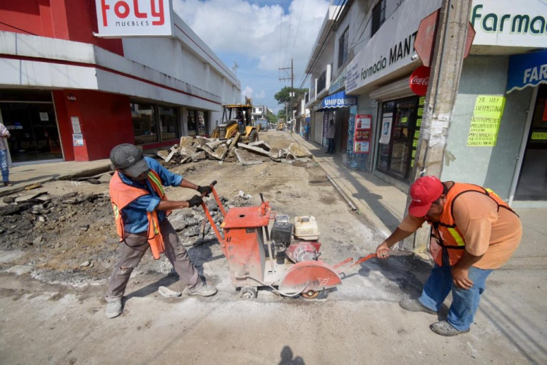 Optimizan la red de drenaje y agua potable de Altamira