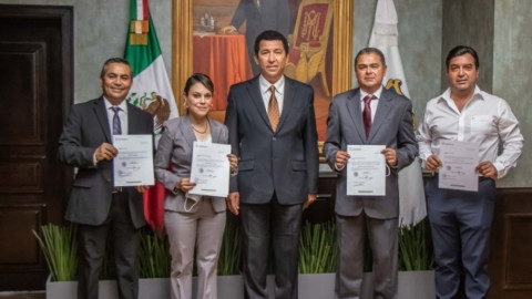 Entrega Mario López nombramientos a Secretarios y Directores para el periodo 2021-2024