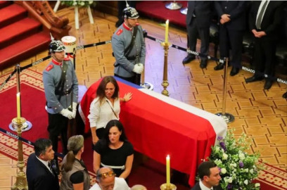 Chile da masiva despedida a Sebastián Piñera antes del funeral de Estado