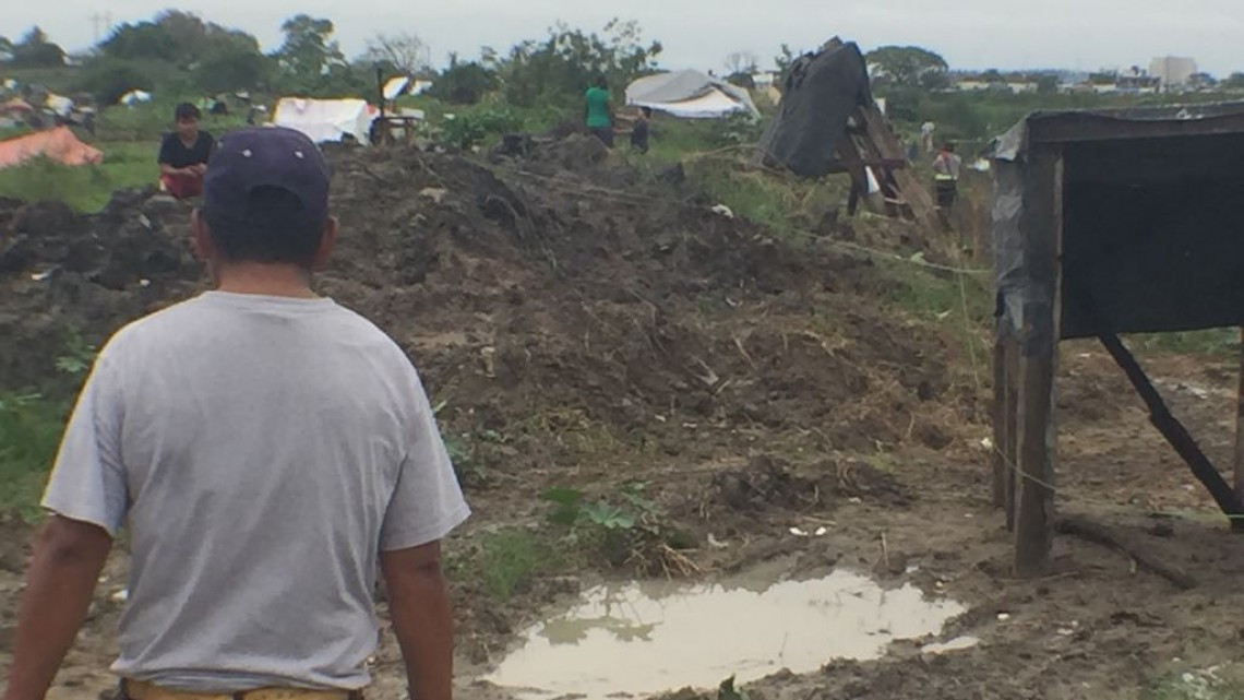 ⁠⁠⁠Invasión situada en zona inundable, riesgo latente aseguran autoridades