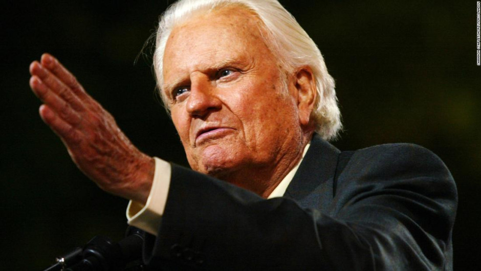 Muere Billy Graham, predicador influyente de Estados Unidos