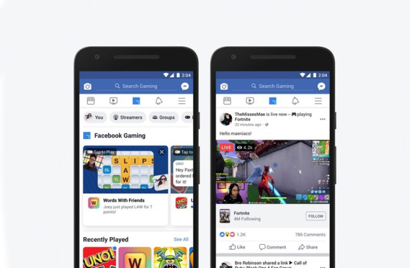 Facebook presenta su una nueva app para gaming