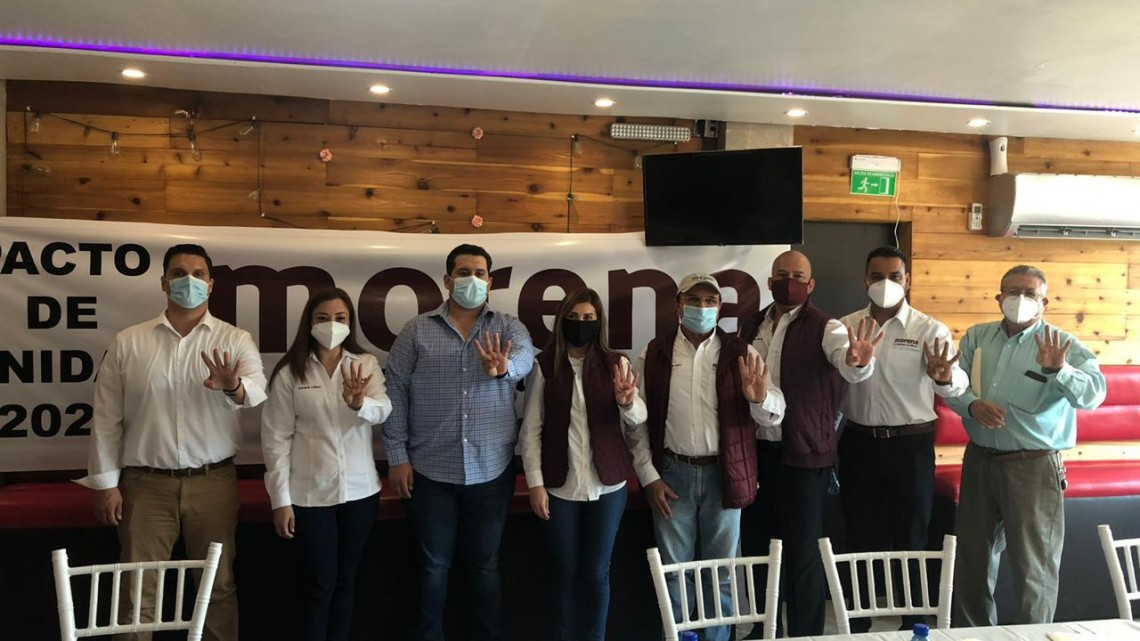 Firman morenistas pacto de unidad rumbo a elecciones 2021