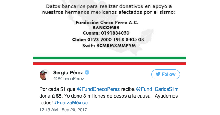 Empresas nacionales e internacionales y famosos harán millonarias donaciones 