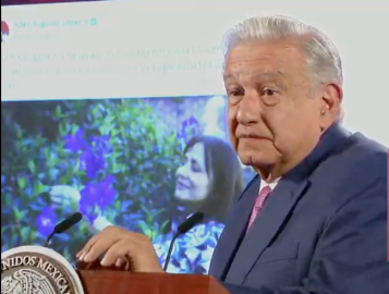 Lamenta AMLO muerte de Rosalinda López Hernández, esposa del gobernador de Chiapas