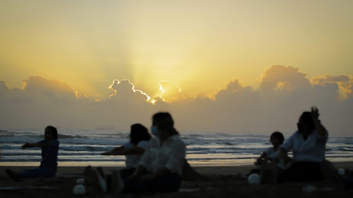 Lleva DIF Tamaulipas sesiones de meditación de la escuela de reconciliación y paz a espacios naturales