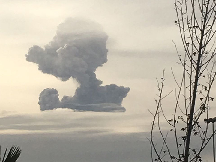 Redes ven en fumarola del “Popo” a un pitufo