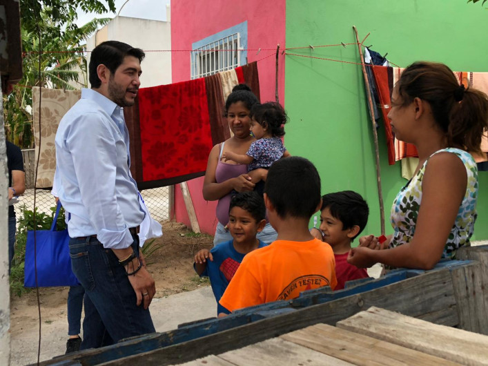 Reforzaremos la seguridad en Matamoros desde el congreso del estado: Héctor Escobar 