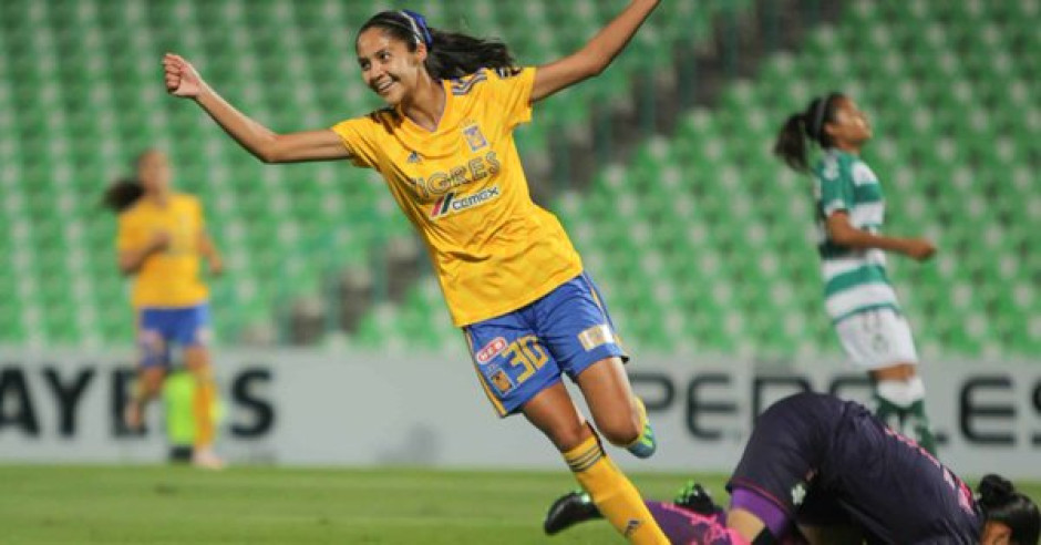Tigres Femenil golea 4-1 a Santos y es líder del grupo 2
