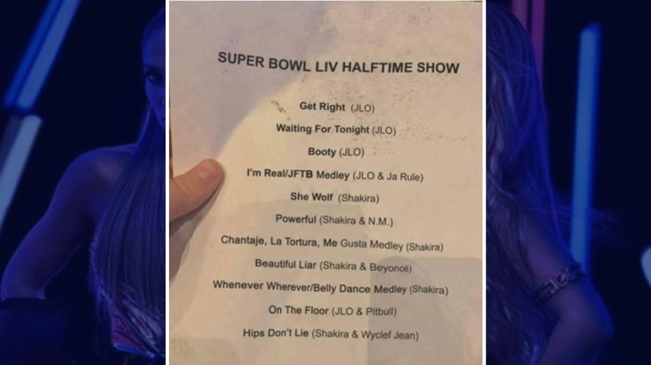 ¡Atención! Filtran el setlist del halftime show para el Super Bowl LIV
