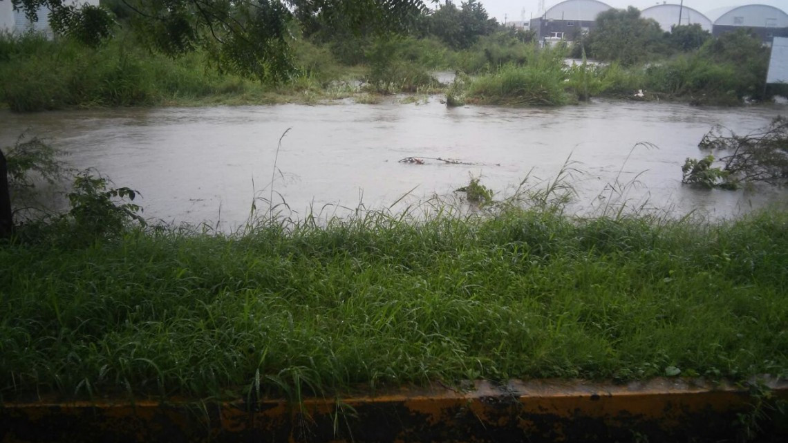 Lluvias generan caos en el sur de Tamaulipas