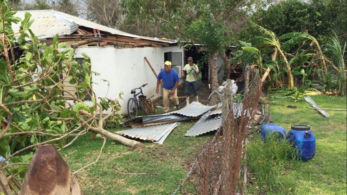 Tornado genera daños en municipios del norte de Veracruz