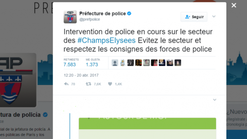 Dos muertos y un herido por tiroteo en París