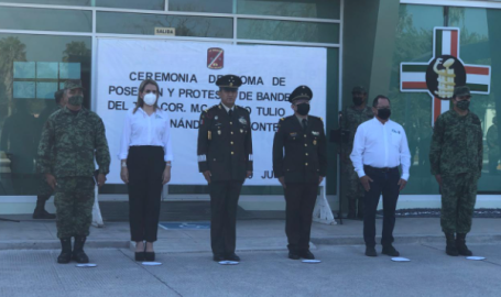 Toma protesta director de Unidad Médica  Militar Reynosa